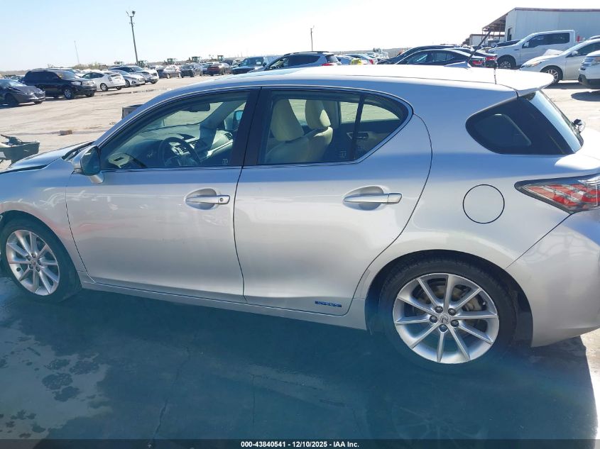 2012 Lexus Ct 200H Premium VIN: JTHKD5BH7C2115473 Lot: 43840541