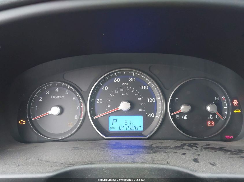 2011 Hyundai Santa Fe Se VIN: 5XYZHDAG1BG004770 Lot: 43840557