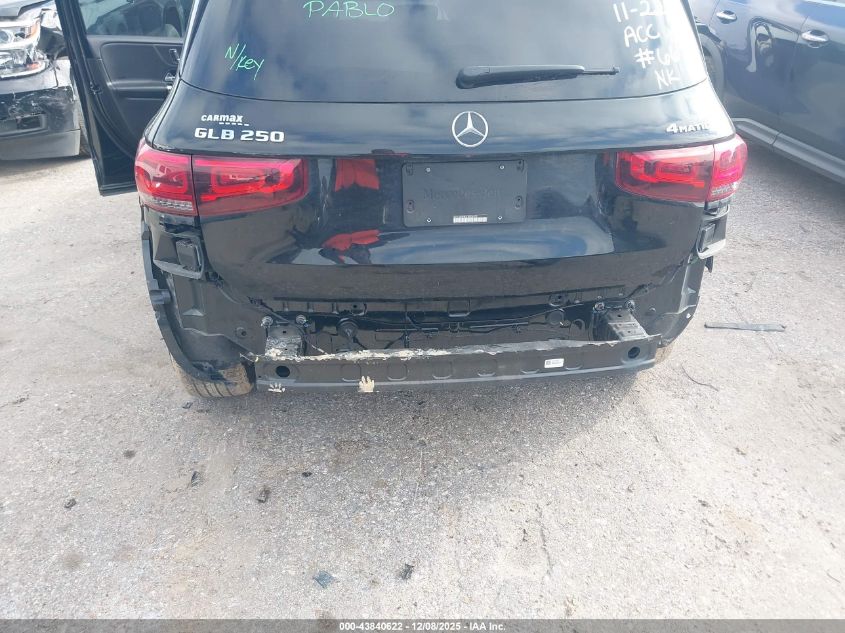 2020 Mercedes-Benz Glb 250 4Matic VIN: WDC4M4HB4LW006673 Lot: 43840622