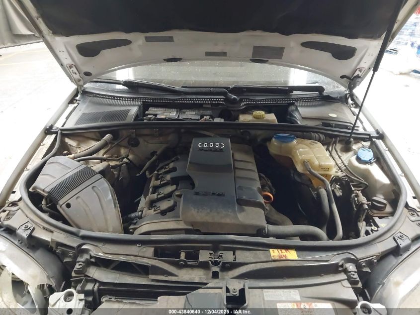 2008 Audi A4 2.0T VIN: WAUDF78E78A120633 Lot: 43840640