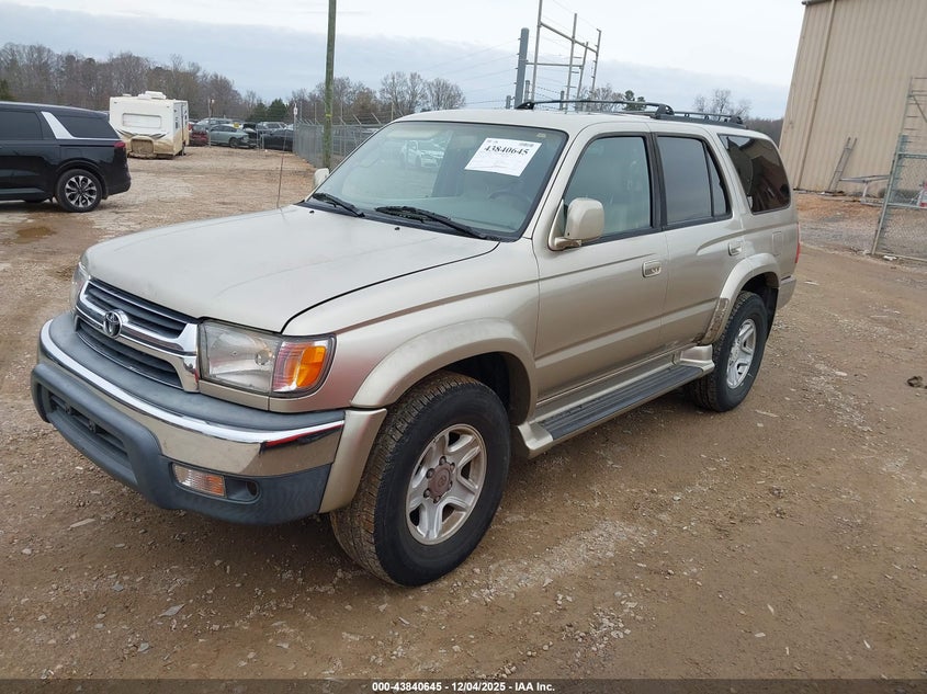 JT3GN86RX10182168 2001 TOYOTA 4RUNNER photo no. 2