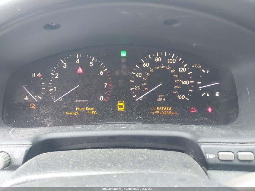 2005 Lexus Ls 430 VIN: JTHBN36F455002320 Lot: 43840679