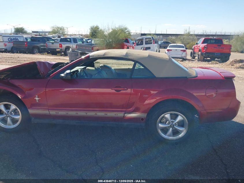 2007 Ford Mustang V6 Deluxe/V6 Premium VIN: 1ZVHT84N175310067 Lot: 43840713