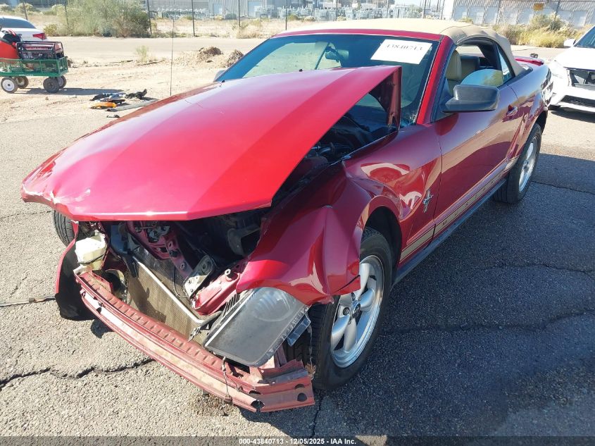 2007 Ford Mustang V6 Deluxe/V6 Premium VIN: 1ZVHT84N175310067 Lot: 43840713