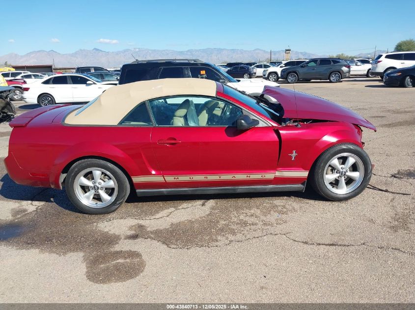 2007 Ford Mustang V6 Deluxe/V6 Premium VIN: 1ZVHT84N175310067 Lot: 43840713