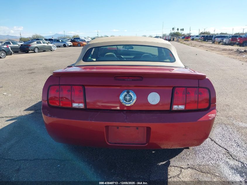 2007 Ford Mustang V6 Deluxe/V6 Premium VIN: 1ZVHT84N175310067 Lot: 43840713