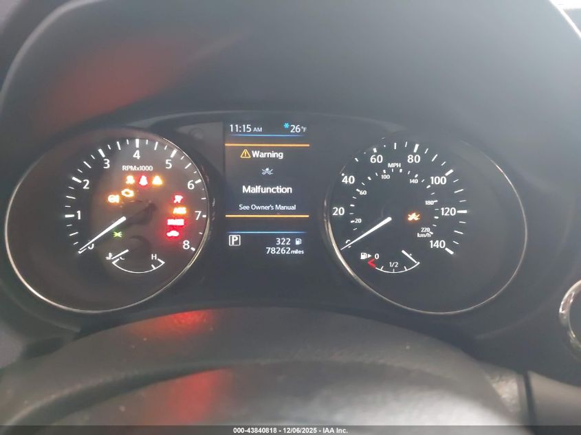 2018 Nissan Rogue Sv VIN: KNMAT2MV1JP563922 Lot: 43840818