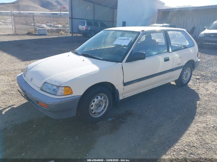 2HGED6341KH547709 1989 HONDA CIVIC photo no. 2