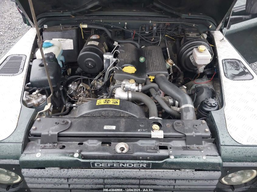1998 Land Rover Defender VIN: SALLDVA68WA138598 Lot: 43840908