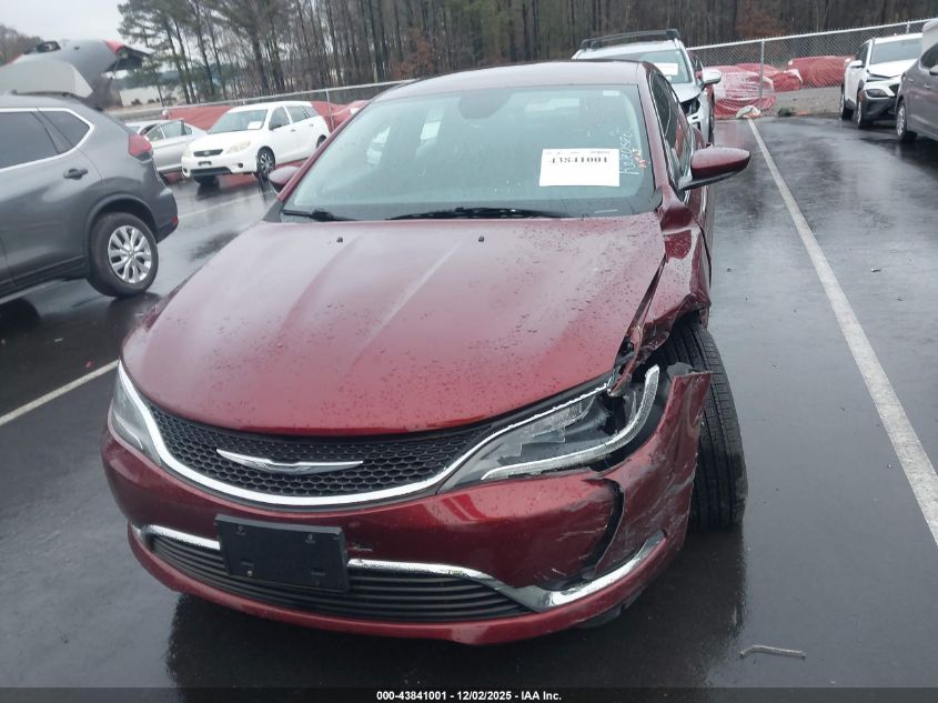 2015 Chrysler 200 Limited VIN: 1C3CCCAB9FN711413 Lot: 43841001