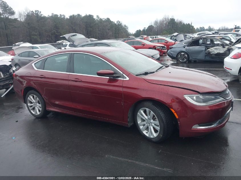 2015 Chrysler 200 Limited VIN: 1C3CCCAB9FN711413 Lot: 43841001