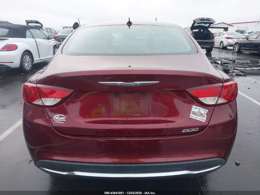 2015 Chrysler 200 Limited VIN: 1C3CCCAB9FN711413 Lot: 43841001