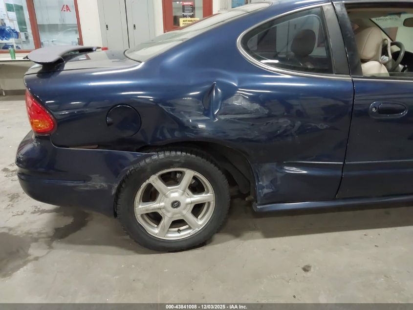 2001 Oldsmobile Alero Gls VIN: 1G3NF12E21C152168 Lot: 43841008