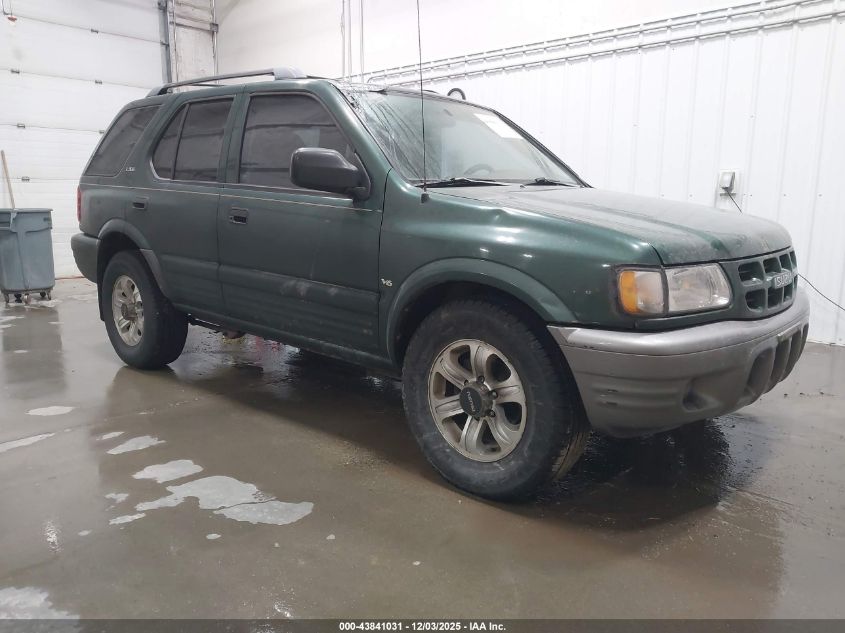 2001 Isuzu Rodeo Ls 3.2L V6/Lse 3.2L V6/S 3.2L V6