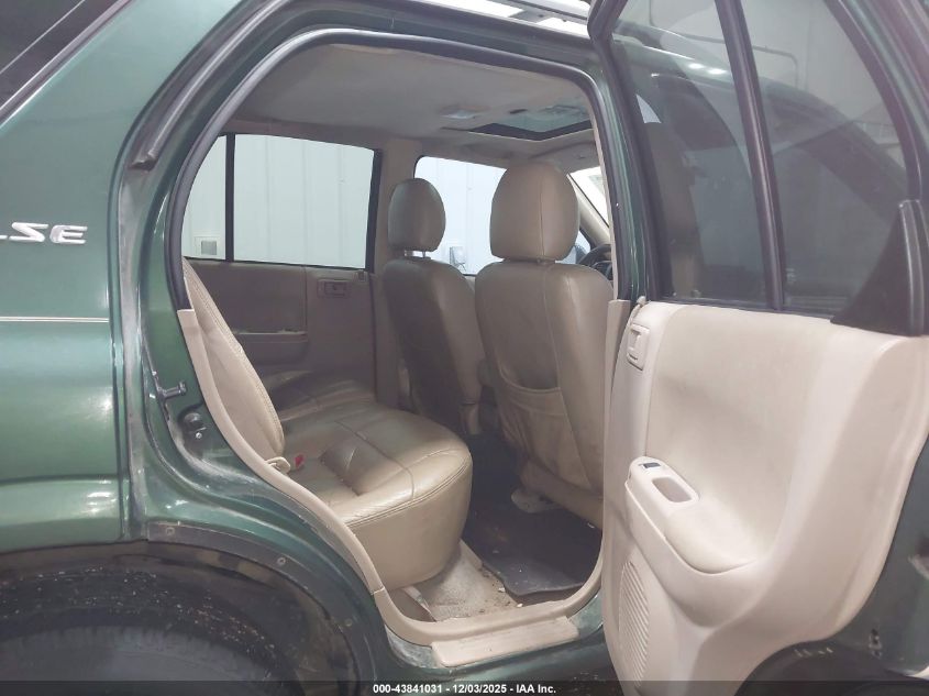 2001 Isuzu Rodeo Ls 3.2L V6/Lse 3.2L V6/S 3.2L V6 VIN: 4S2CK58W414326220 Lot: 43841031