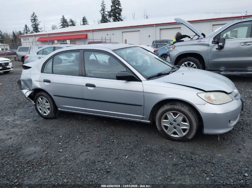 2004 Honda Civic Vp VIN: 1HGES16324L002331 Lot: 43841039