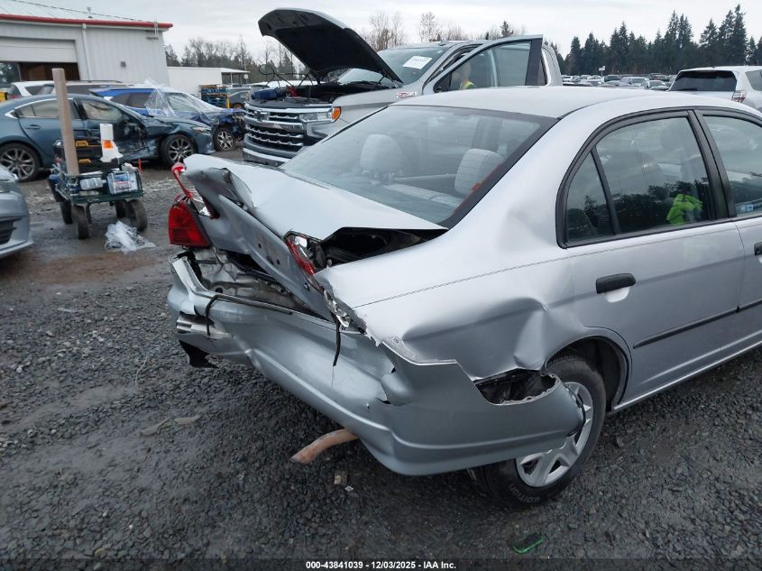 2004 Honda Civic Vp VIN: 1HGES16324L002331 Lot: 43841039