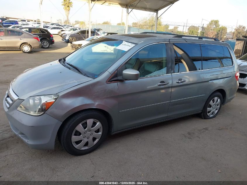 2005 Honda Odyssey Ex-L VIN: 5FNRL38795B056612 Lot: 43841043