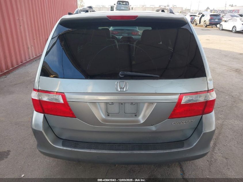 2005 Honda Odyssey Ex-L VIN: 5FNRL38795B056612 Lot: 43841043