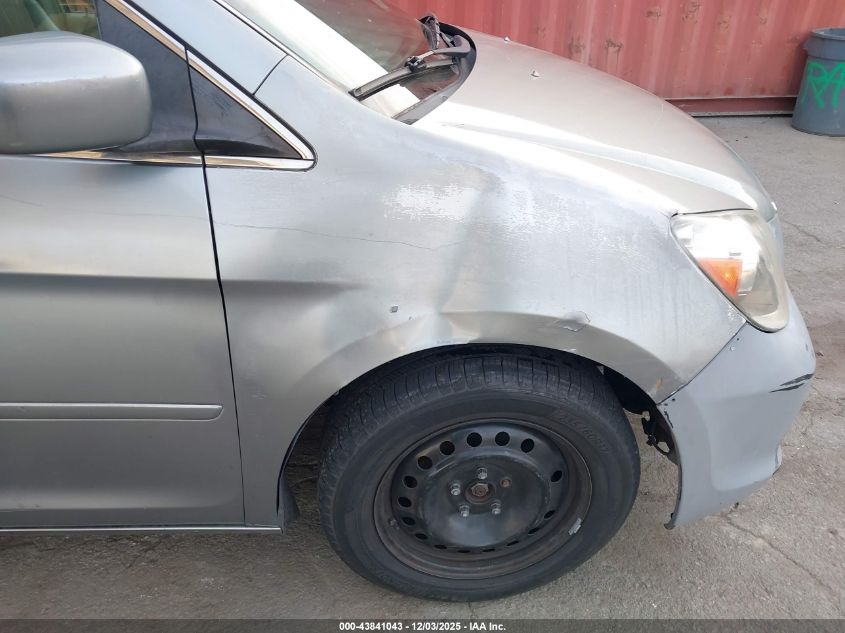 2005 Honda Odyssey Ex-L VIN: 5FNRL38795B056612 Lot: 43841043