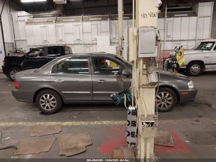 2002 Kia Optima Lx V6/Se V6 VIN: KNAGD128525143962 Lot: 43841063