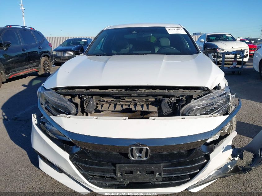 2022 Honda Accord Sport VIN: 1HGCV1F35NA100877 Lot: 43841072