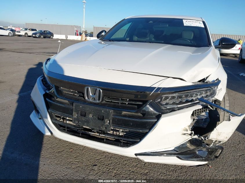 2022 Honda Accord Sport VIN: 1HGCV1F35NA100877 Lot: 43841072