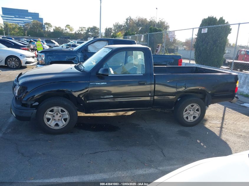 2002 Toyota Tacoma VIN: 5TENL42N92Z109055 Lot: 43841083