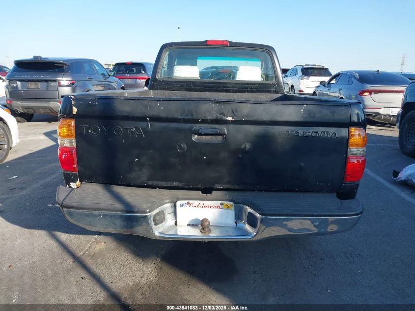 2002 Toyota Tacoma VIN: 5TENL42N92Z109055 Lot: 43841083