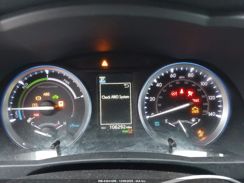 2019 Toyota Highlander Hybrid Limited Platinum VIN: 5TDDGRFH4KS066081 Lot: 43841096