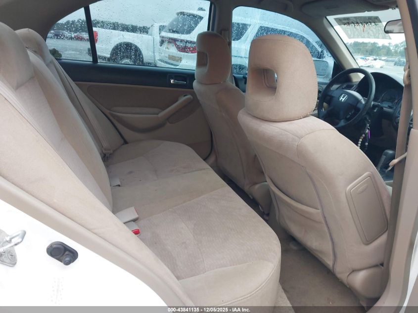 2003 Honda Civic Hybrid VIN: JHMES96603S005206 Lot: 43841135