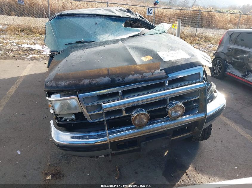 1996 Ford Bronco U100 VIN: 1FMEU15H1TLB86435 Lot: 43841147