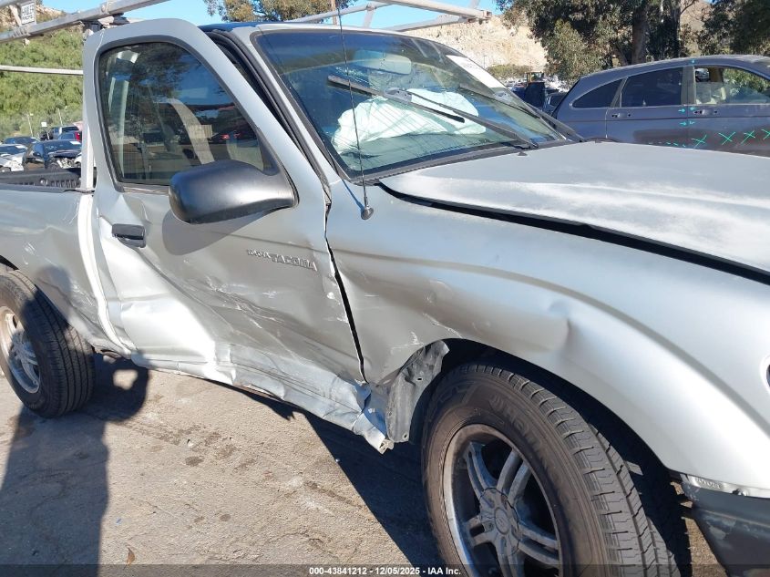 2001 Toyota Tacoma VIN: 5TENL42N71Z726517 Lot: 43841212