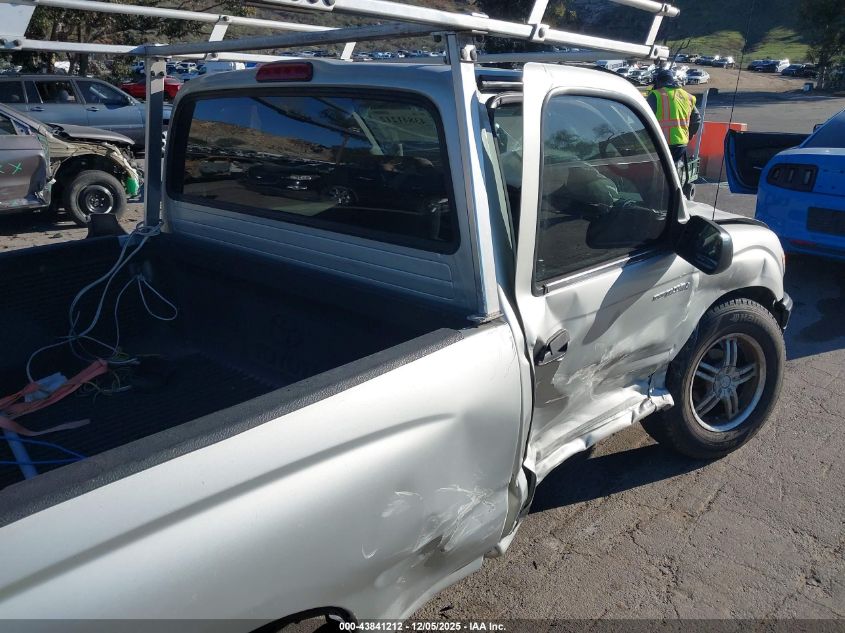 2001 Toyota Tacoma VIN: 5TENL42N71Z726517 Lot: 43841212