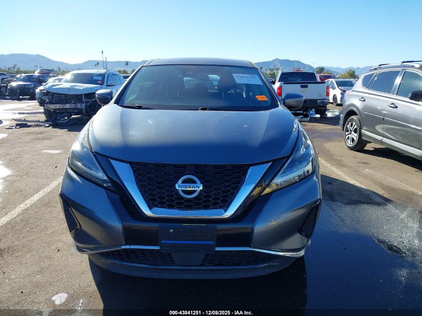 2020 Nissan Murano S Fwd VIN: 5N1AZ2AJ6LN168645 Lot: 43841251