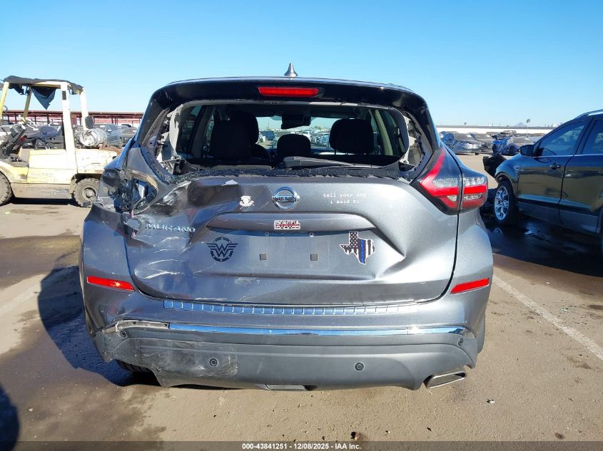 2020 Nissan Murano S Fwd VIN: 5N1AZ2AJ6LN168645 Lot: 43841251