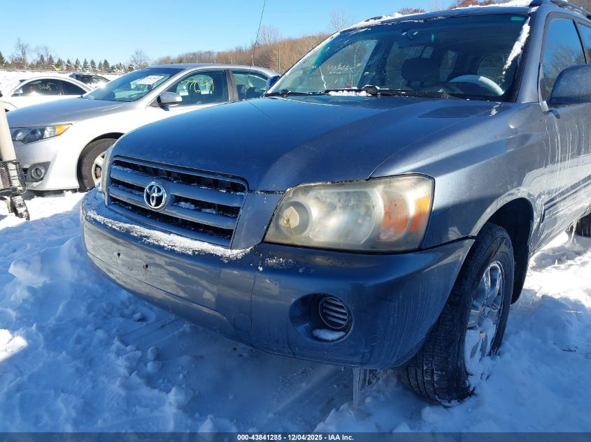 2004 Toyota Highlander V6 VIN: JTEDP21A440028630 Lot: 43841285