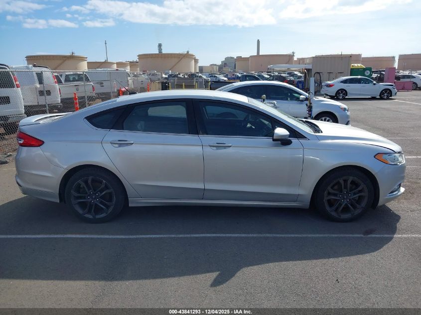 2018 Ford Fusion S VIN: 3FA6P0G70JR167958 Lot: 43841293