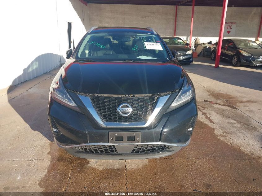 2020 Nissan Murano Sl Fwd VIN: 5N1AZ2CJ7LN170160 Lot: 43841306