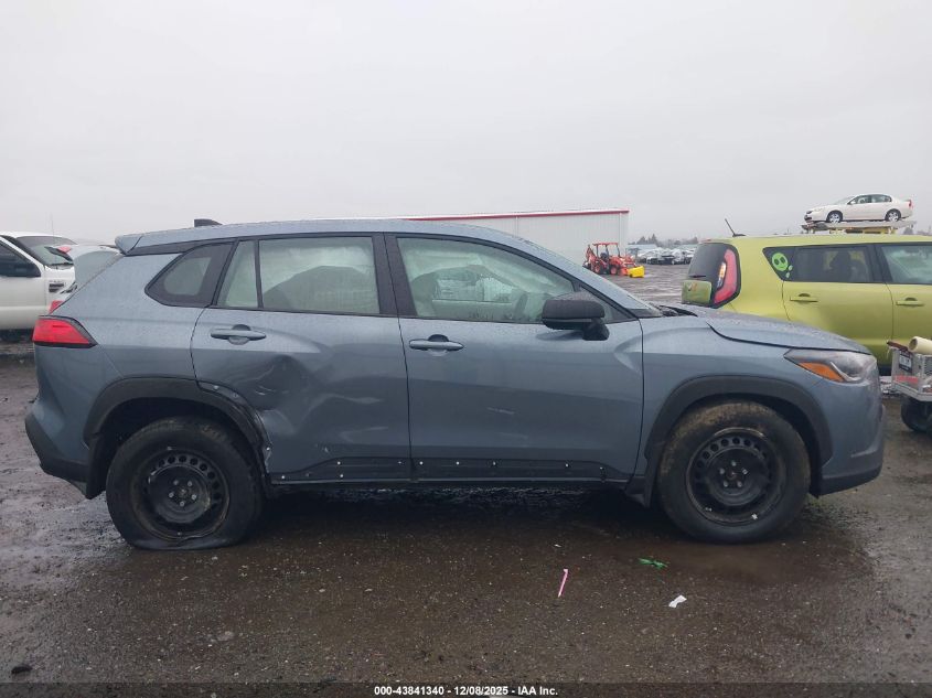 2025 Toyota Corolla Cross L VIN: 7MUAAABGXSV130262 Lot: 43841340