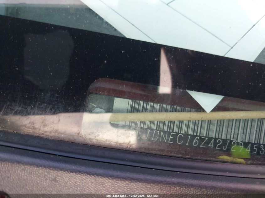 2002 Chevrolet Suburban 1500 Lt VIN: 1GNEC16Z42J294533 Lot: 43841355