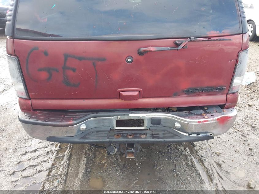 2002 Chevrolet Suburban 1500 Lt VIN: 1GNEC16Z42J294533 Lot: 43841355