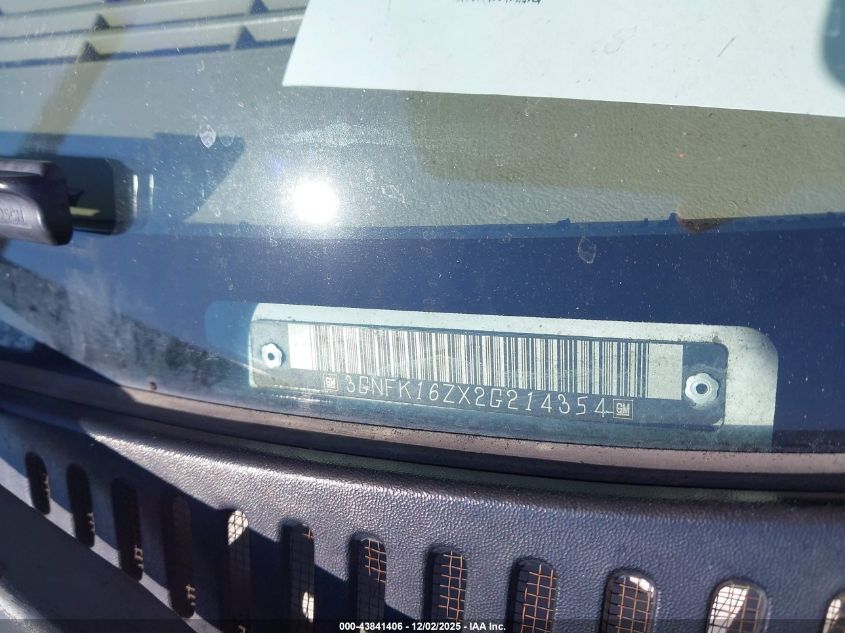 2002 Chevrolet Suburban 1500 Z71 VIN: 3GNFK16ZX2G214354 Lot: 43841406