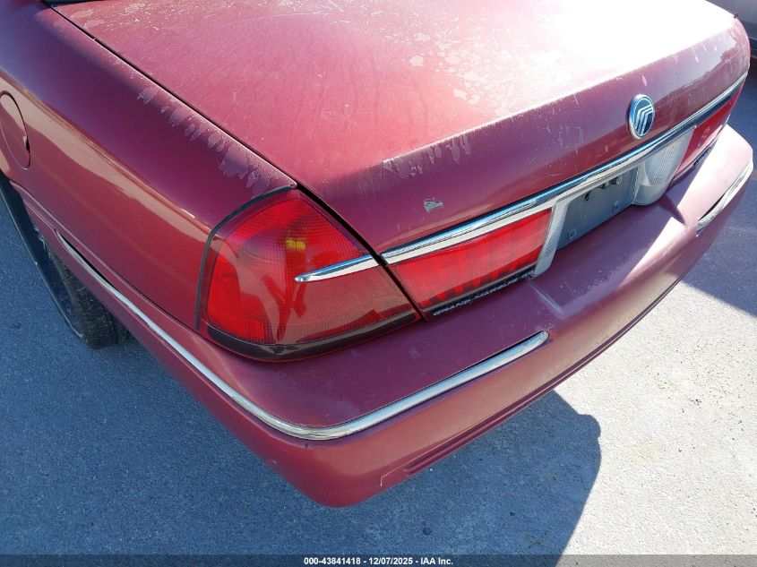 2000 Mercury Grand Marquis Gs VIN: 2MEFM74W0YX628223 Lot: 43841418