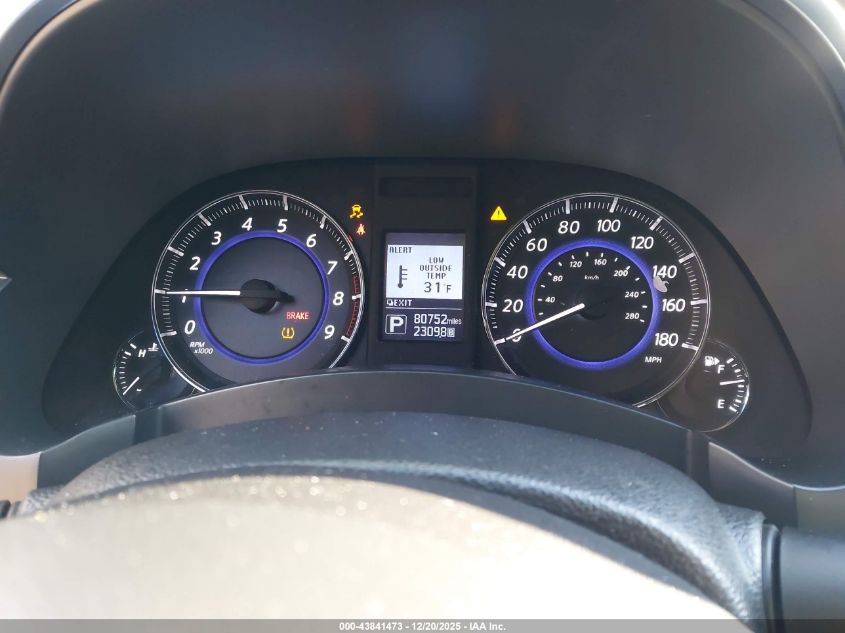 2017 Infiniti Qx70 VIN: JN8CS1MW1HM414943 Lot: 43841473