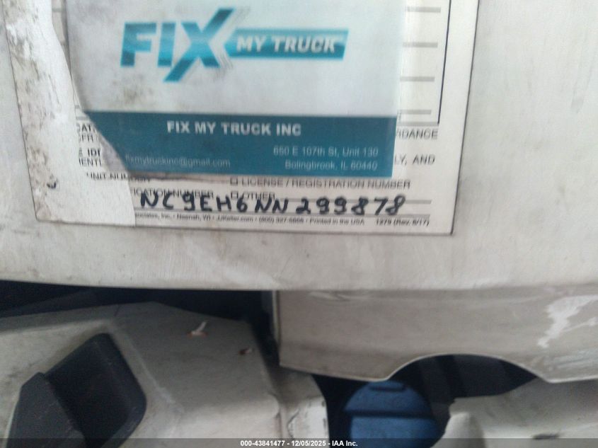 2022 Volvo Vnl VIN: 4V4NC9EH6NN299878 Lot: 43841477