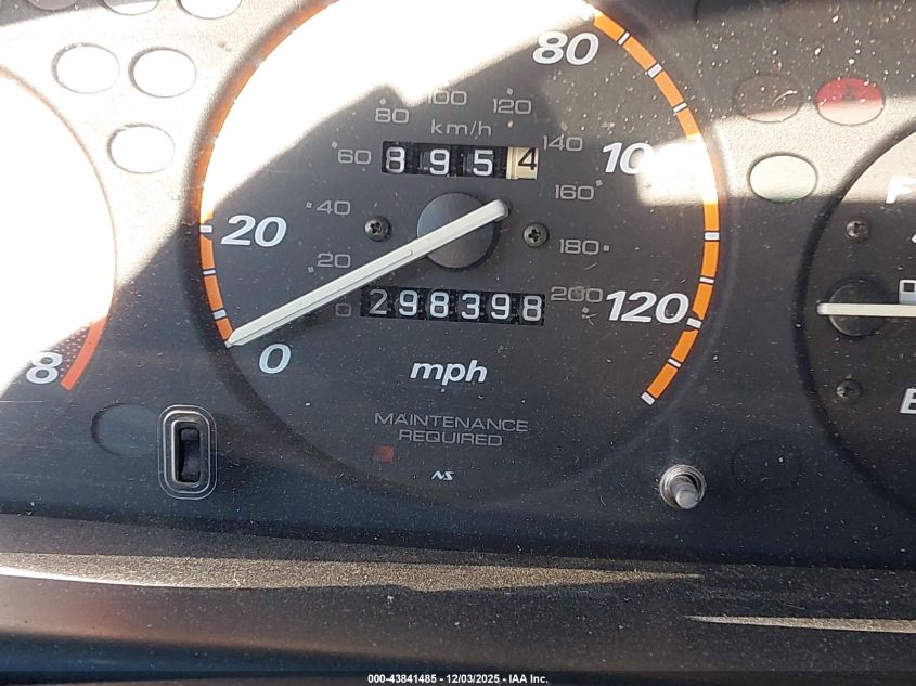 1998 Honda Cr-V Lx VIN: JHLRD1848WC091702 Lot: 43841485