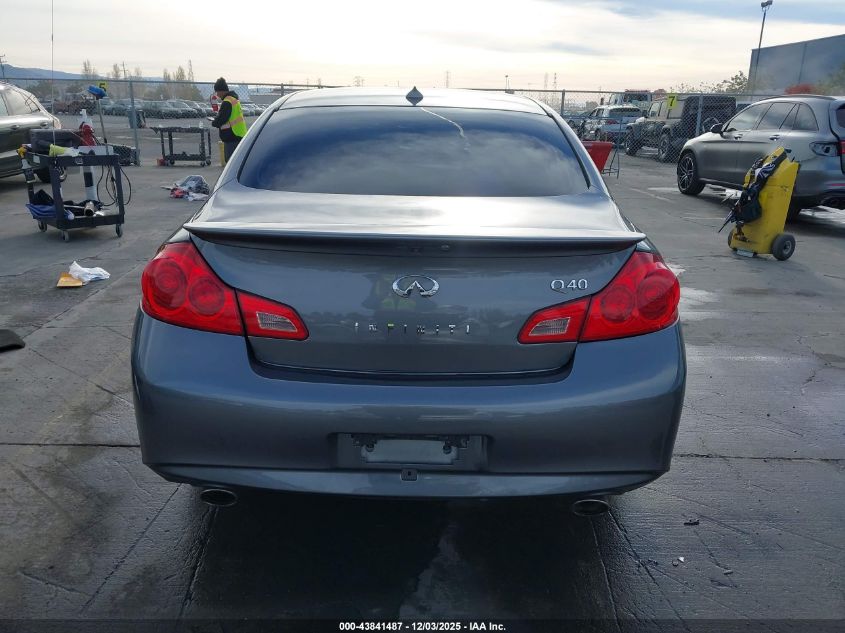 2015 Infiniti Q40 VIN: JN1CV6APXFM580715 Lot: 43841487