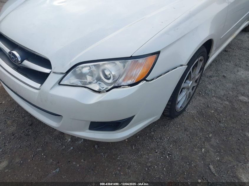 2009 Subaru Legacy 2.5I VIN: 4S3BL616897222344 Lot: 43841498