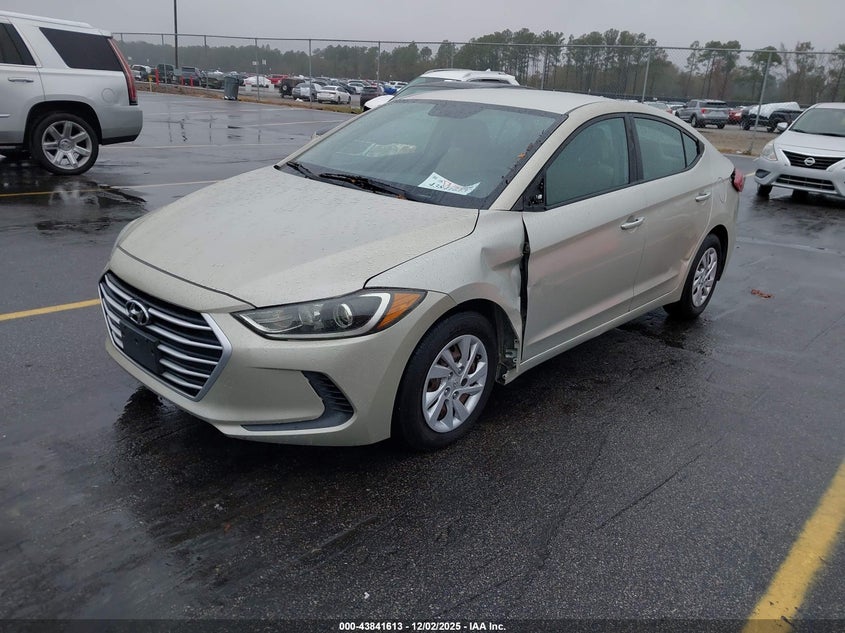 5NPD74LF6HH199638 2017 HYUNDAI ELANTRA photo no. 2